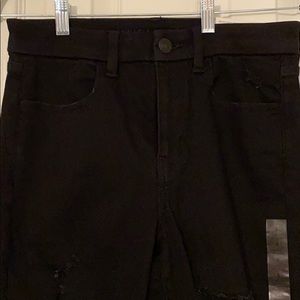 High wasted skinny jeans